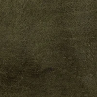 Forest green, leather