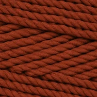 Cord, deep terracotta, macramé